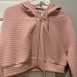 Pink Rue 21 cropped sweatshirt